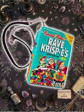 Dolls Kill RAVE KRISP-E'S CROSSBODY BAG